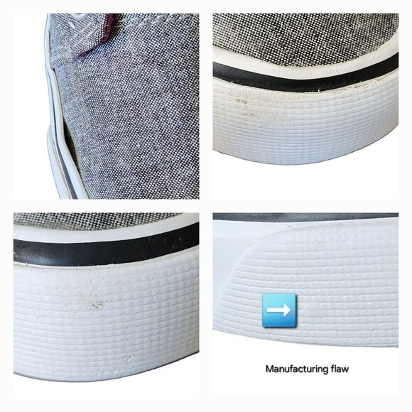 DC Trase TX SE Women’s Skate Shoes | Gray Canvas | Size 6.5 - Picture 10 of 11